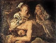 Matthias Stomer Samson and Delilah oil painting